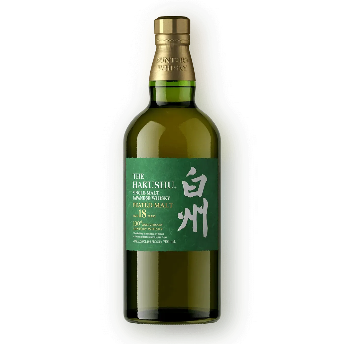 The Hakushu Single Malt Japanese Whisky Peated Malt 18 year 700 ml