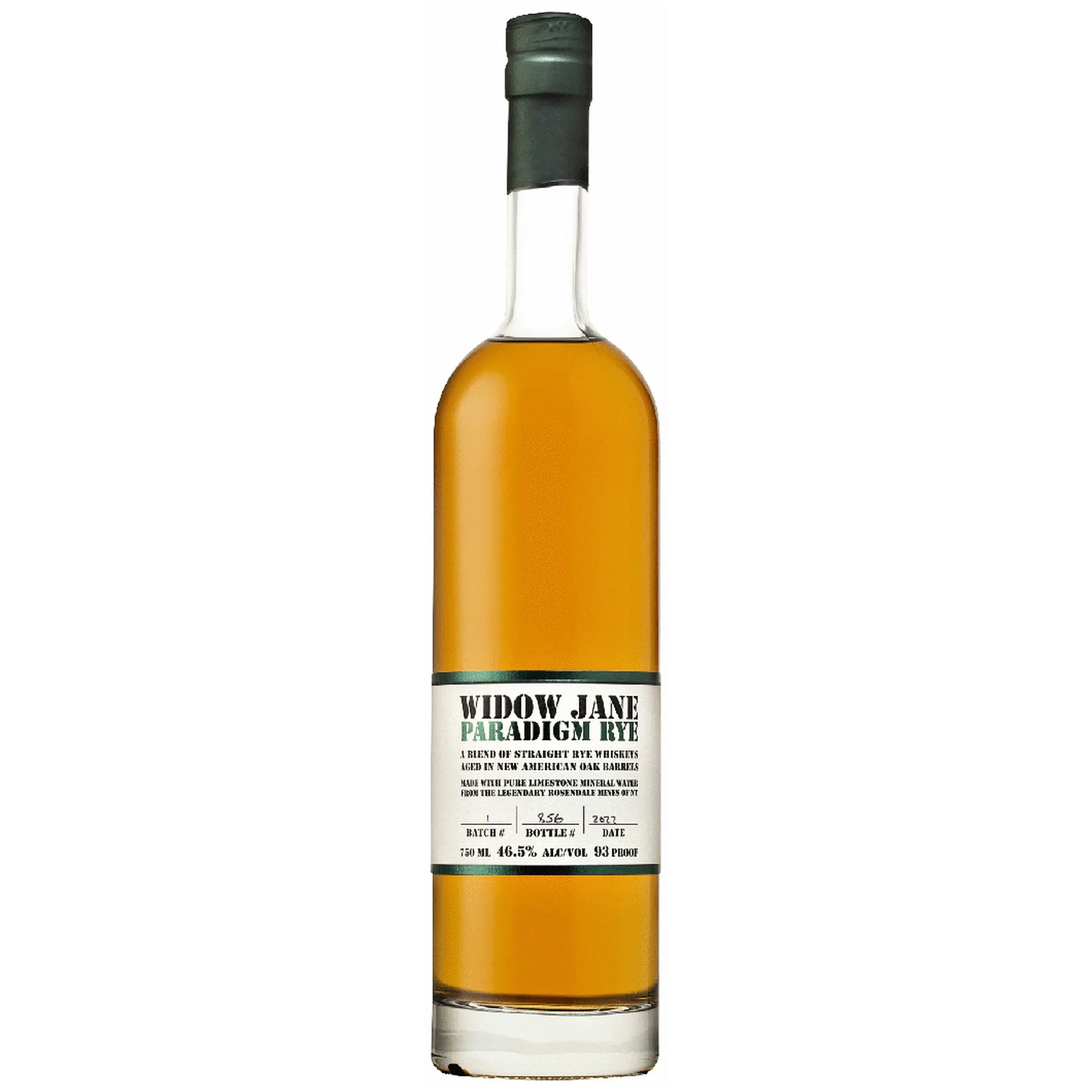 Widow Jane Paradigm Rye Whiskey 750 ml