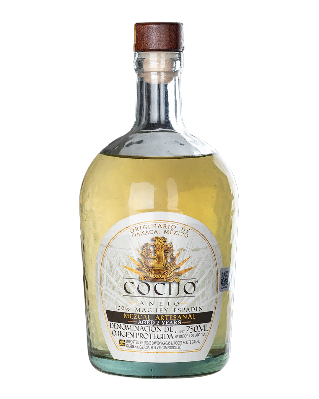 Cocijo Añejo Maguey Espadin Mezcal Artesanal 2 year 750 ml
