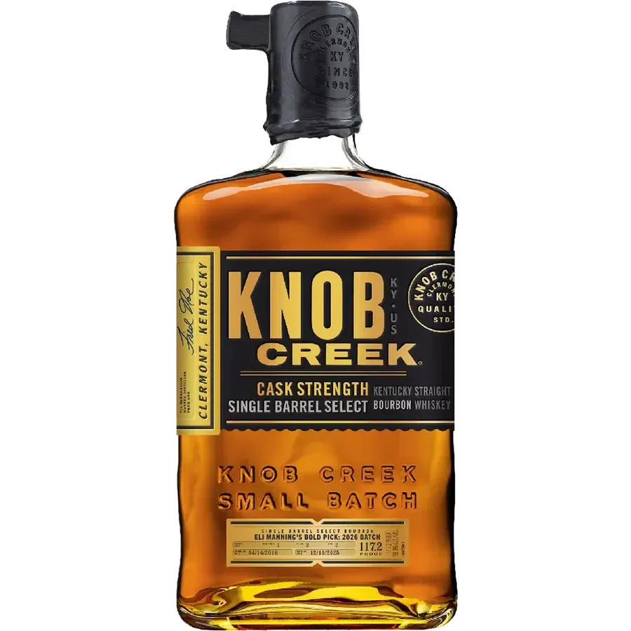 Knob Creek Cask Strength Eli Mannings Bold Pick 750 ml