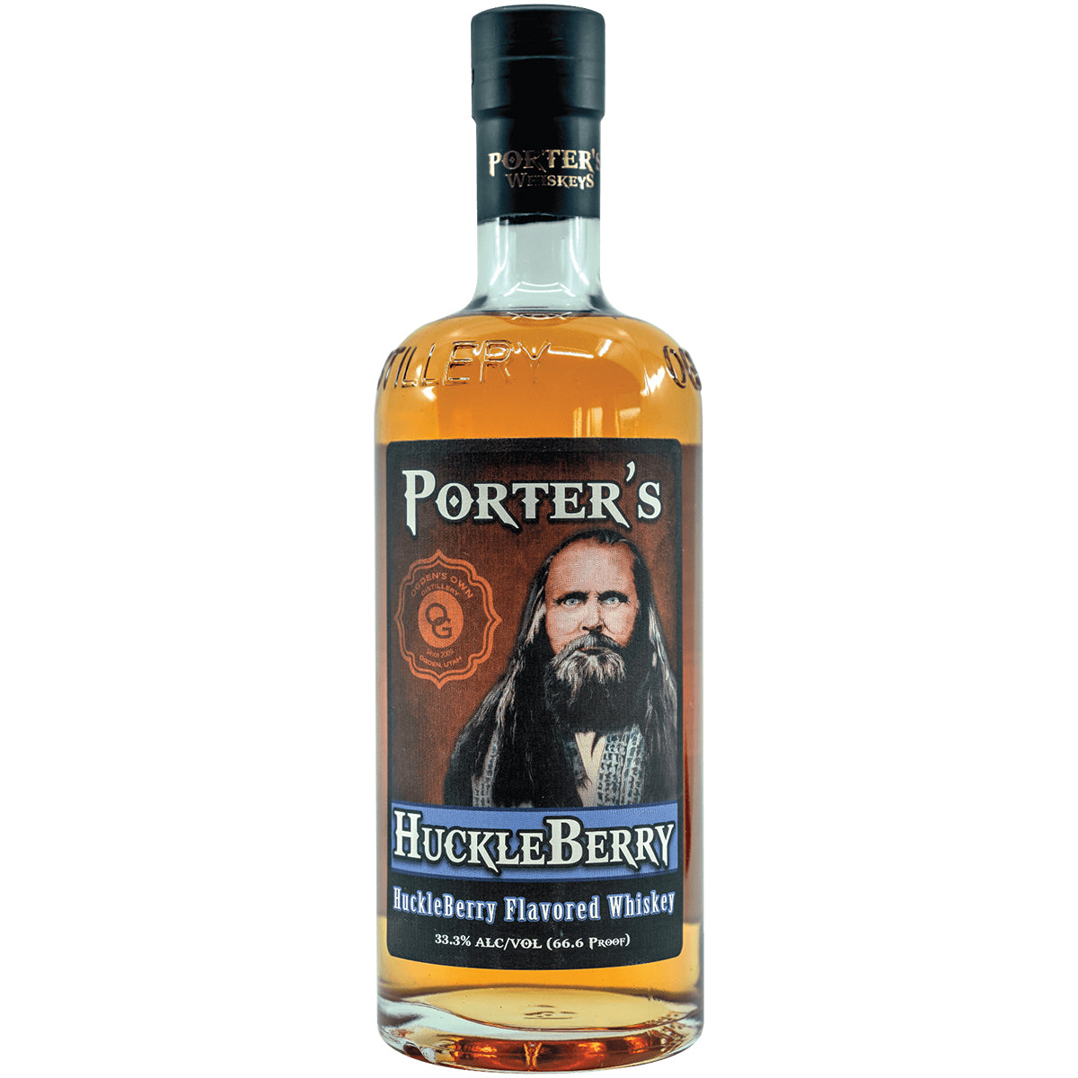 Porter's HuckleBerry Flavored Whiskey 750 ml