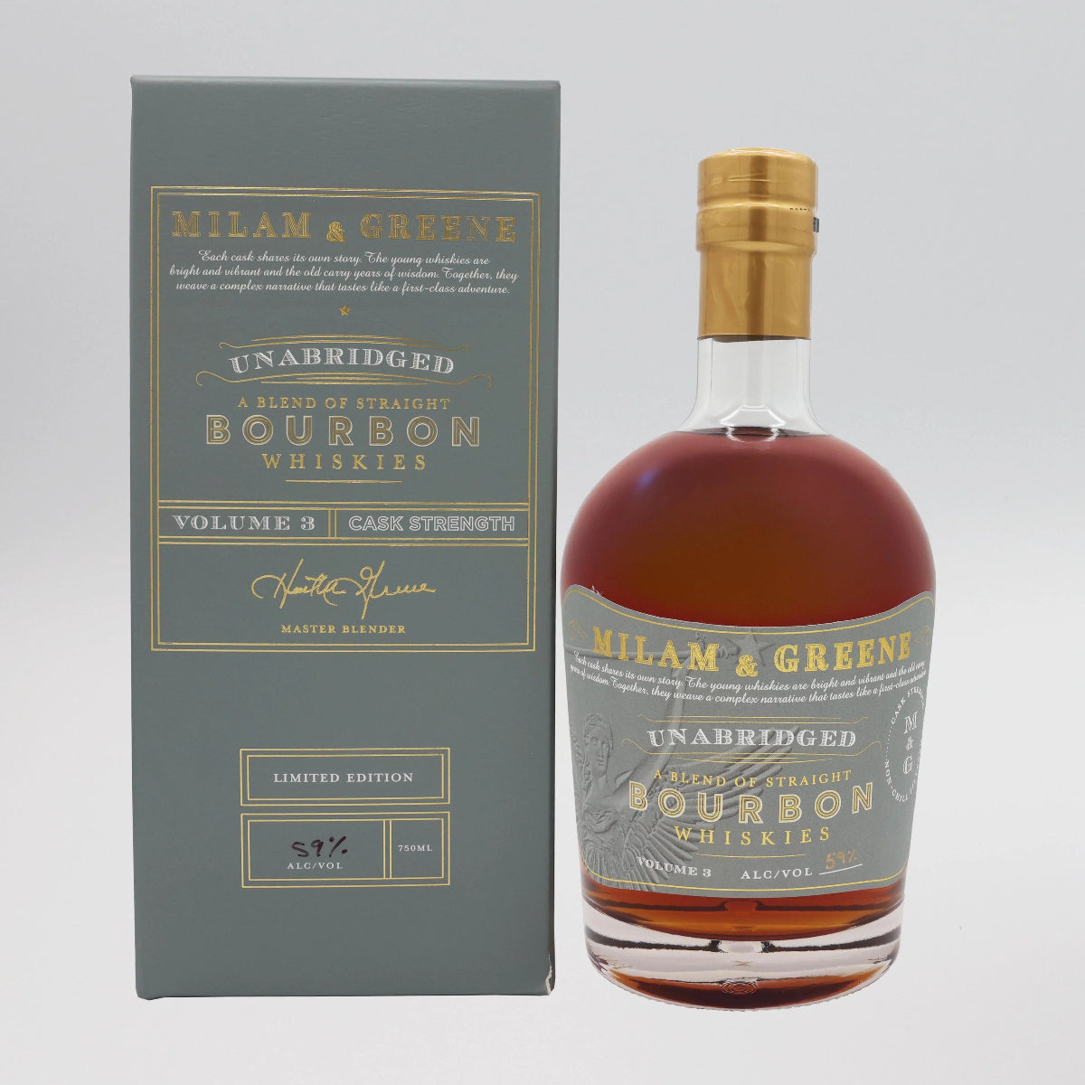Milam & Greene Unabridged Volume 3 Straight Bourbon Whiskey