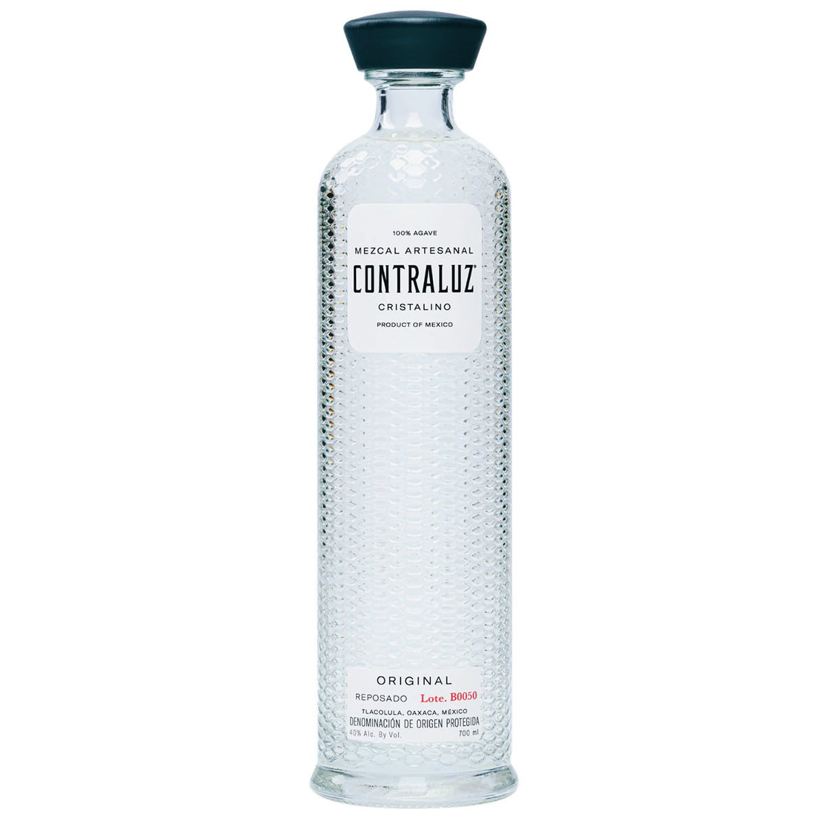 Contraluz Reposado Cristalino Mexcal Artesanal 700 ml