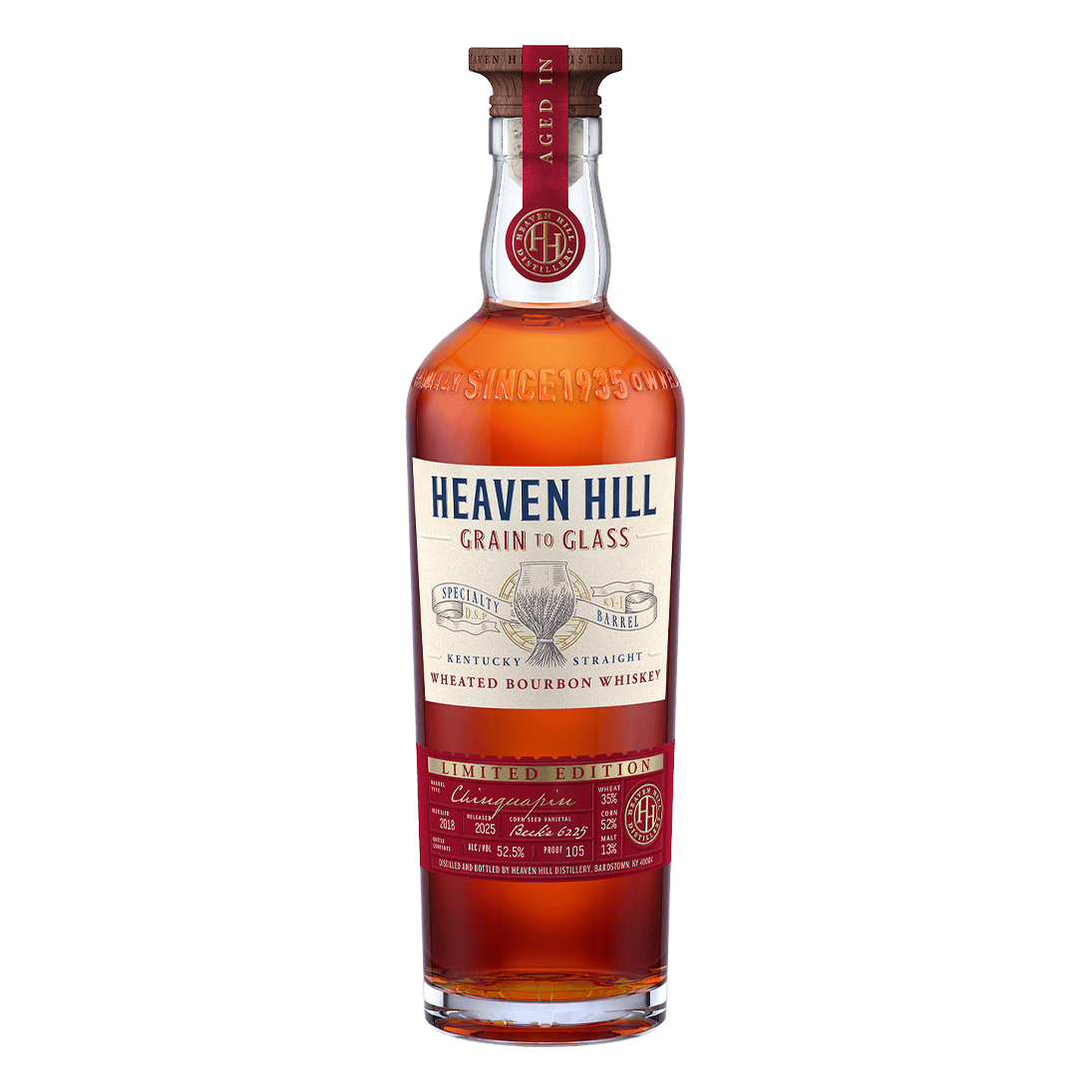 Heaven Hill Grain to Glass Wheated Bourbon Chinquapin Barrel 700 ml