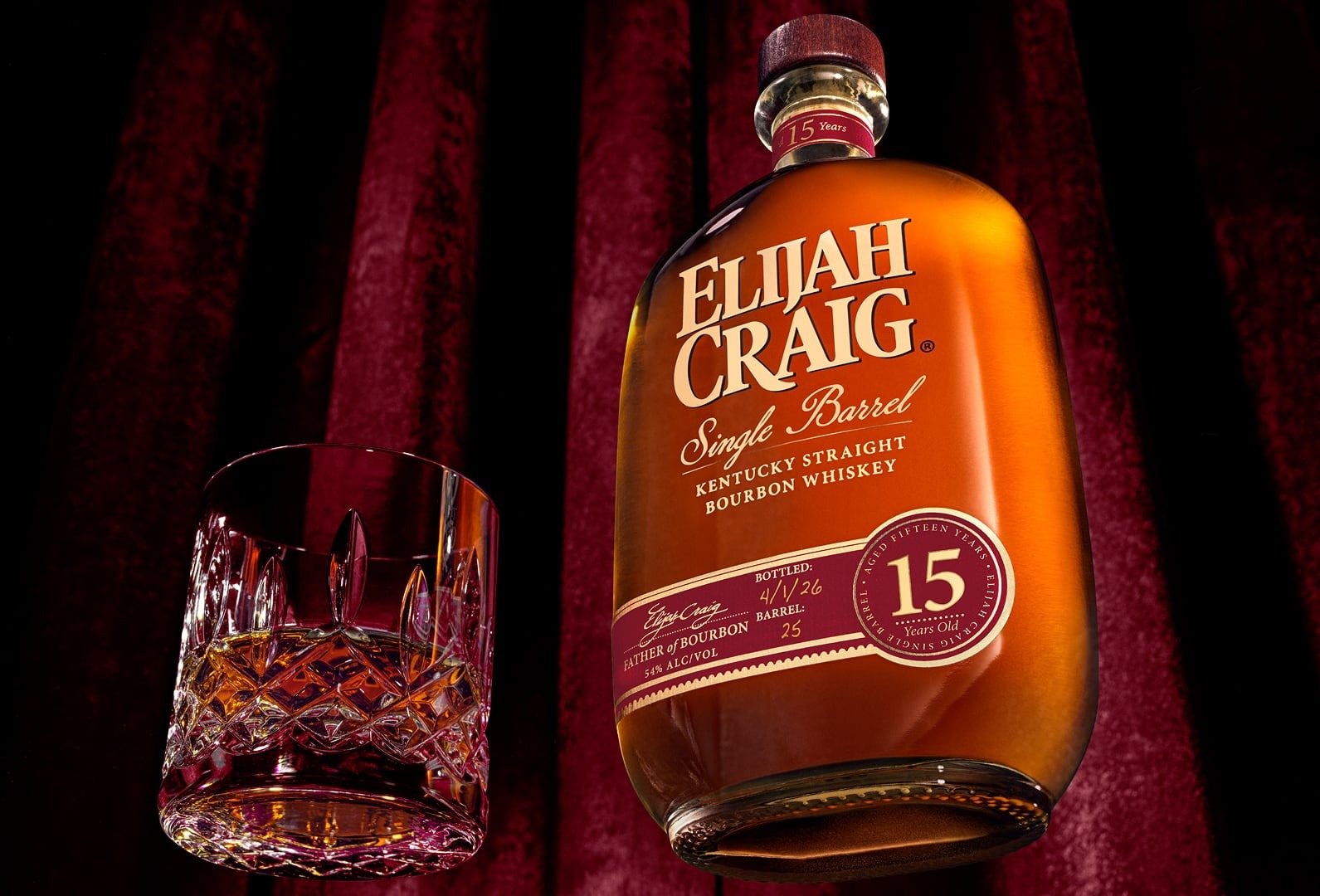 Elijah Craig 15 Year Old Single Barrel Kentucky Straight Bourbon Whiskey 750 ml product image 2