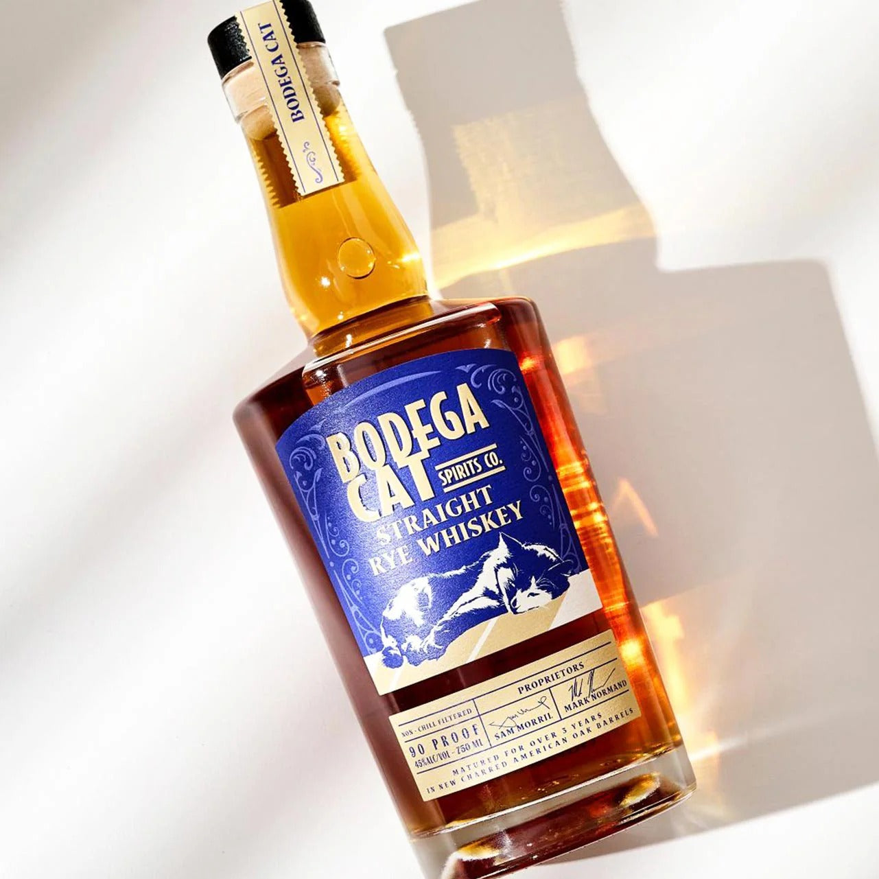Bodega Cat Rye Whiskey 750 ml product image 2