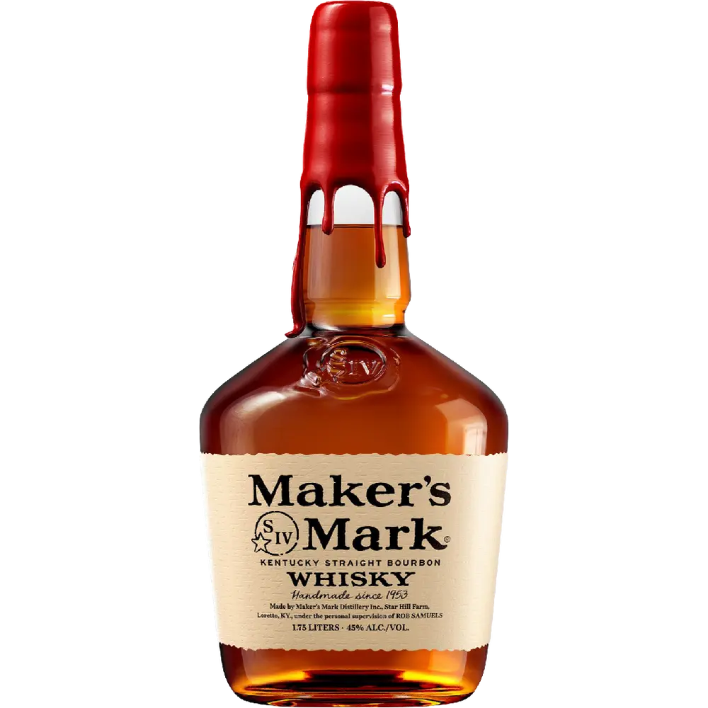 Makers Mark Kentucky Straight Bourbon Whisky 1.75 L