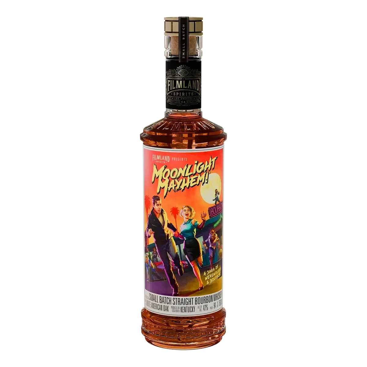 Filmland Spirits Moonlight Mayhem Small Batch Straight Bourbon Whiskey 750 ml