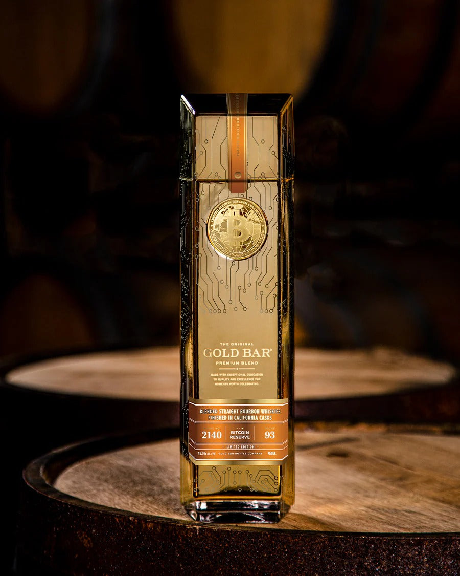 Gold Bar Bitcoin Reserve Bourbon Whiskey 750 ml product image 3