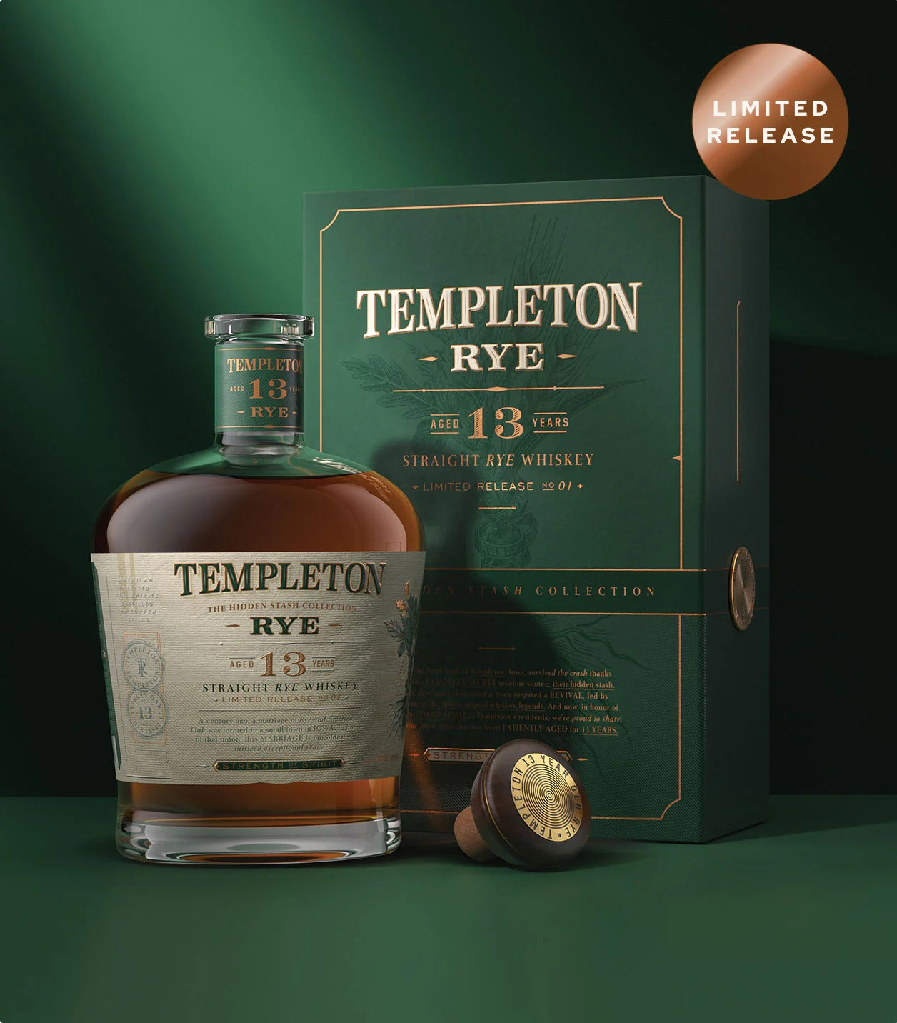 Templeton Rye Hidden Stash Collection 13 Year 750 ml product image 2