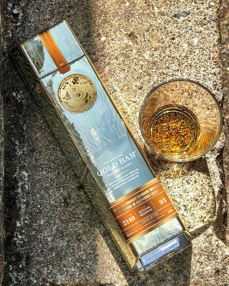 Gold Bar Bitcoin Reserve Bourbon Whiskey 750 ml product image 2
