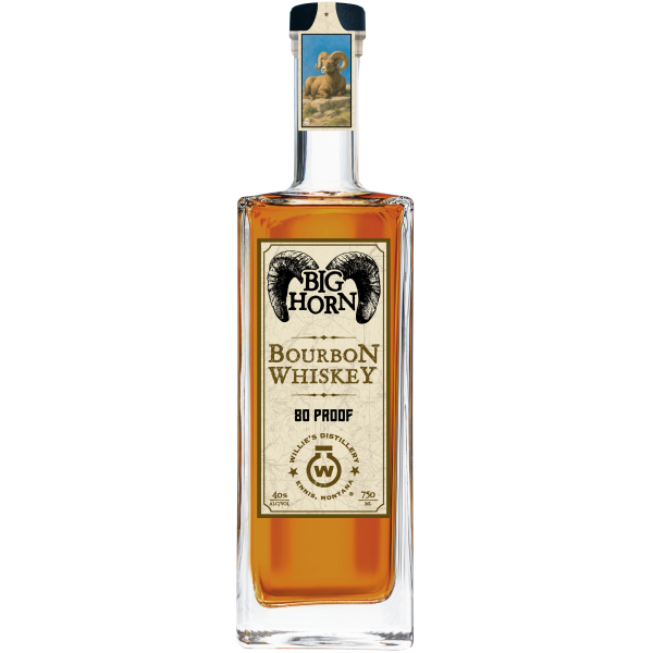 Willies Distillery Big Horn Bourbon Whiskey