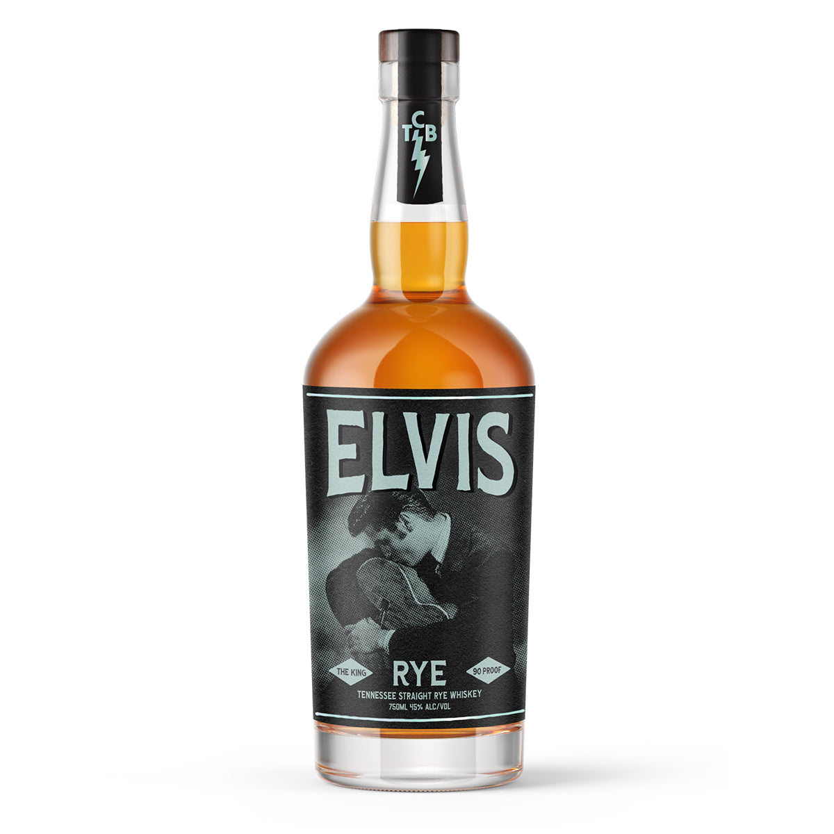 Elvis Whiskey The King Tennessee Straight Rye Whiskey