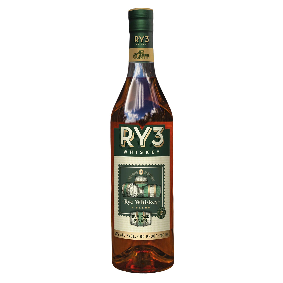 RY3 Rye Whiskey 750 ml