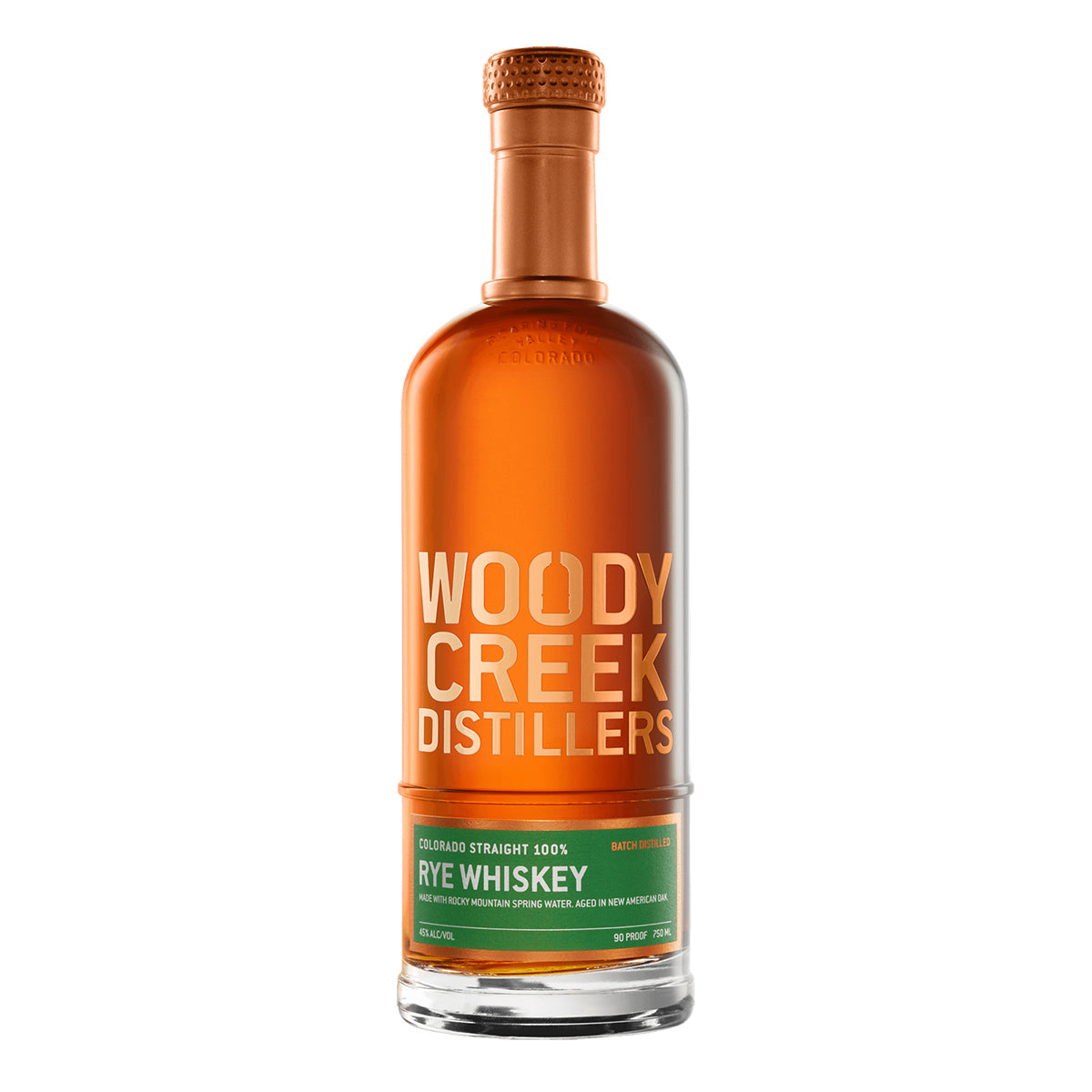 Woody Creek Rye Whiskey 750 ml