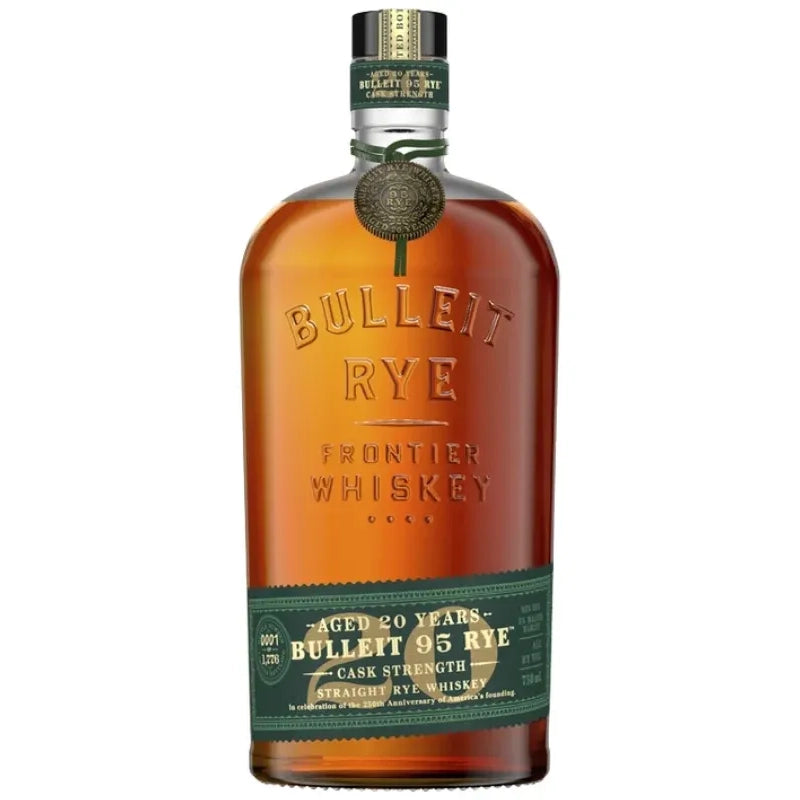 Bulleit Rye Aged 20 Years Cask Strength Straight Rye Whiskey 750 ml