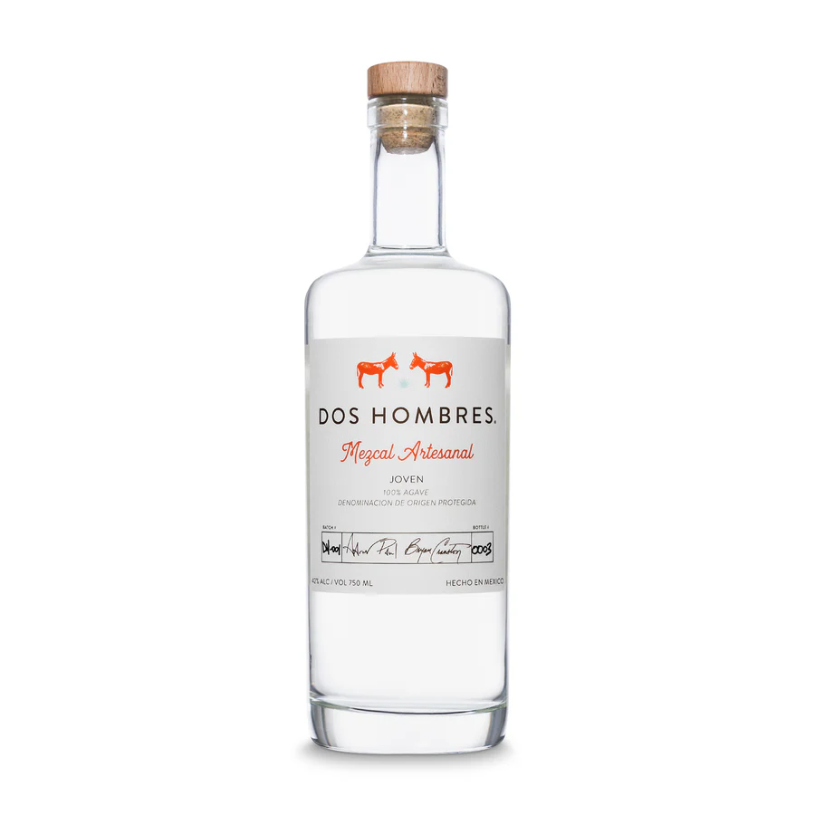 Dos Hombres Mezcal Artesanal Joven Espadin 375 ml