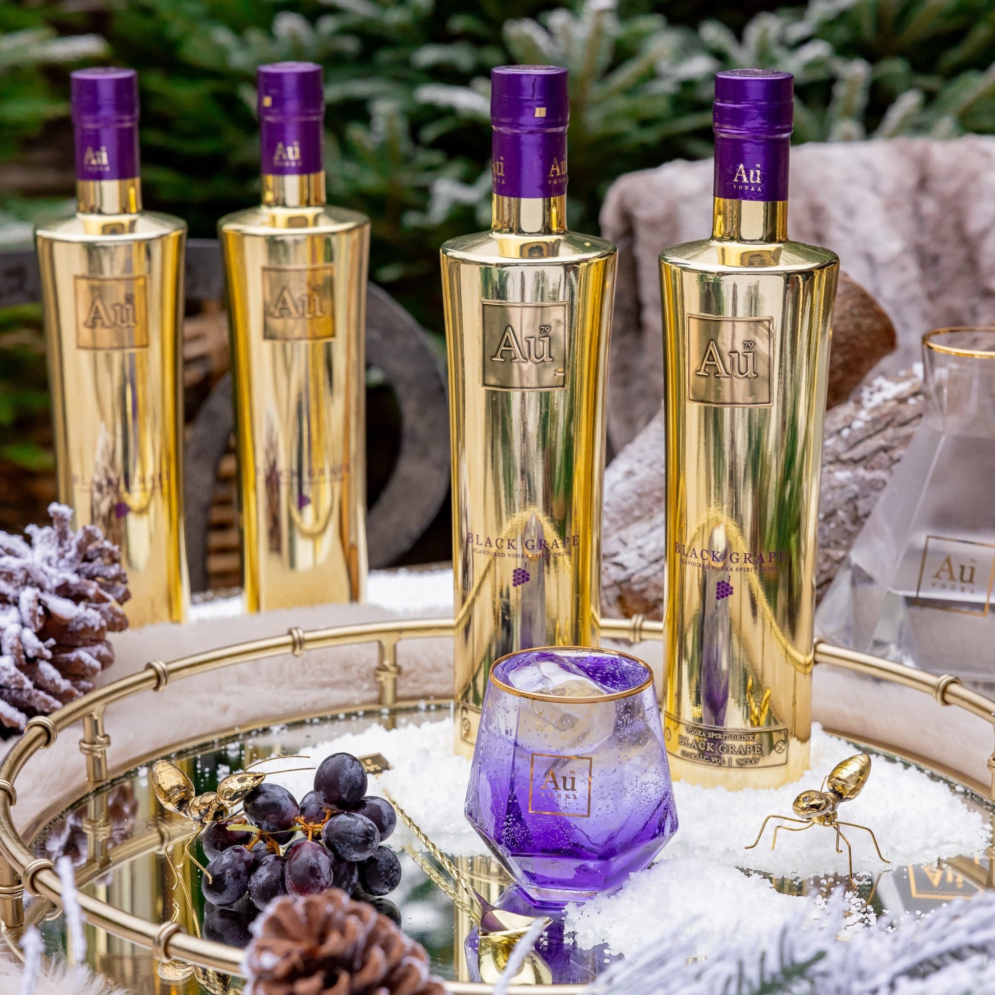 AU Black Grape Vodka 750 ml product image 2