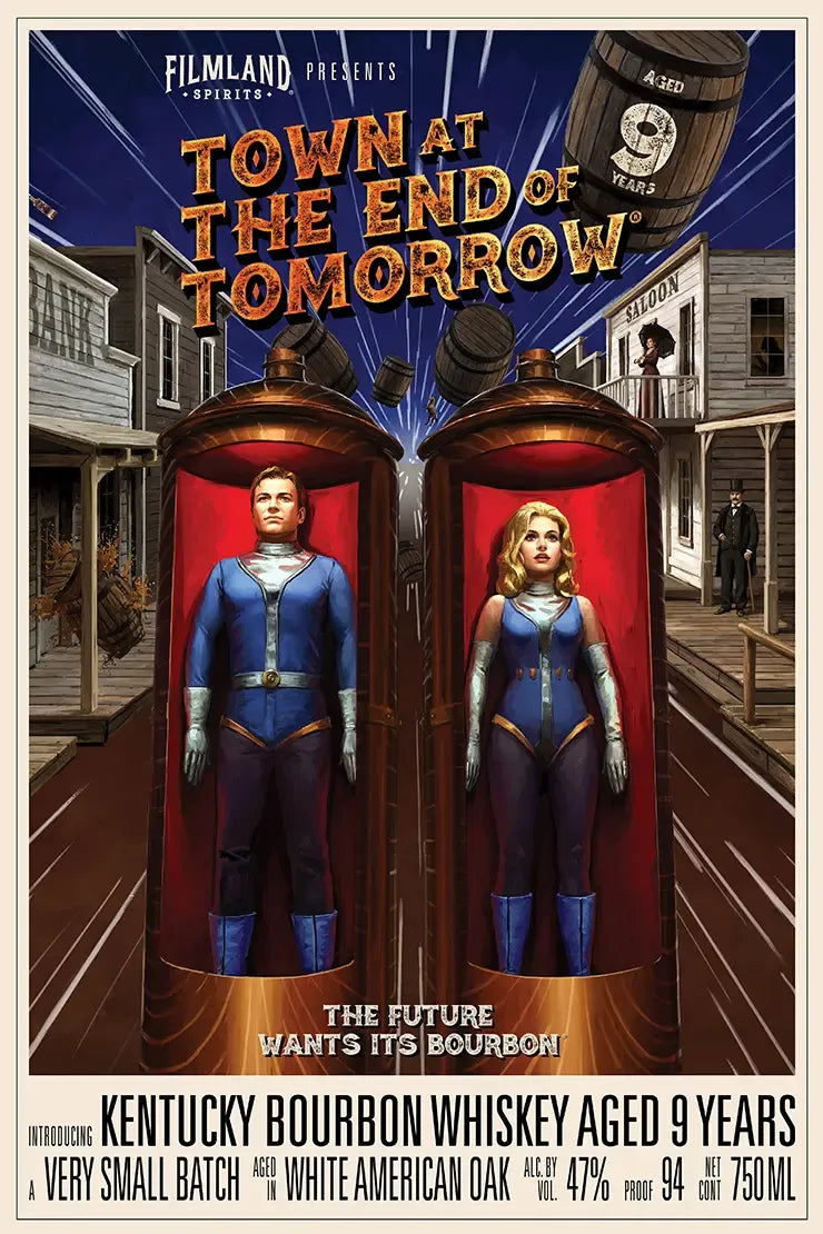 Filmland Spirits Town at the end of Tomorrow Bourbon 750 ml product image 2