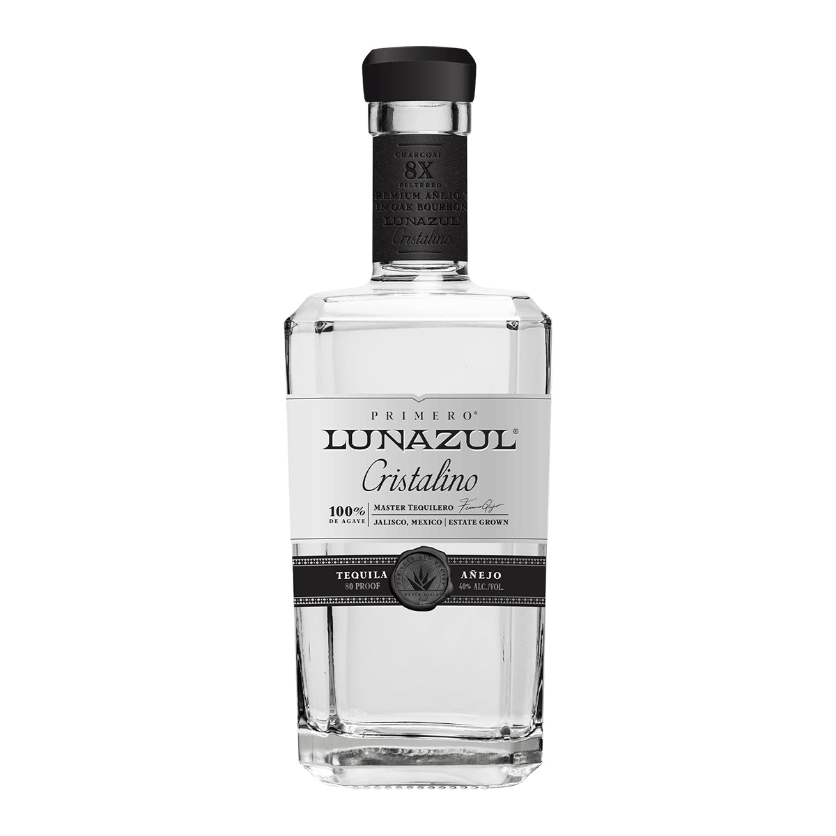 Lunazul Primero Tequila Añejo Cristalino 750 ml