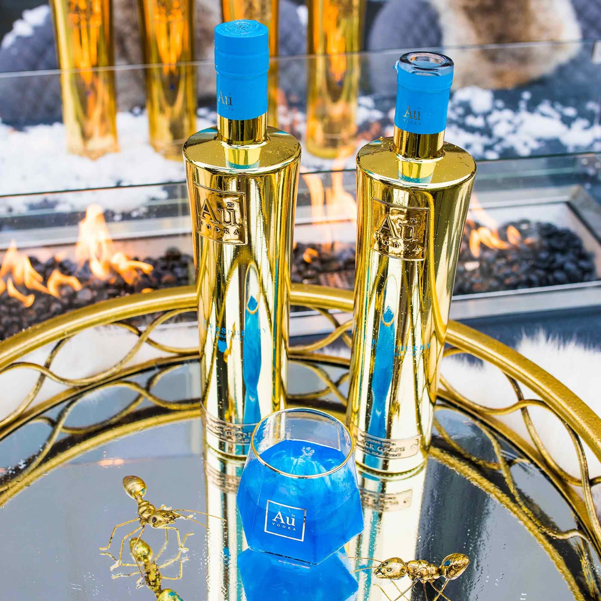 AU Blue Raspberry Vodka 750 ml product image 2