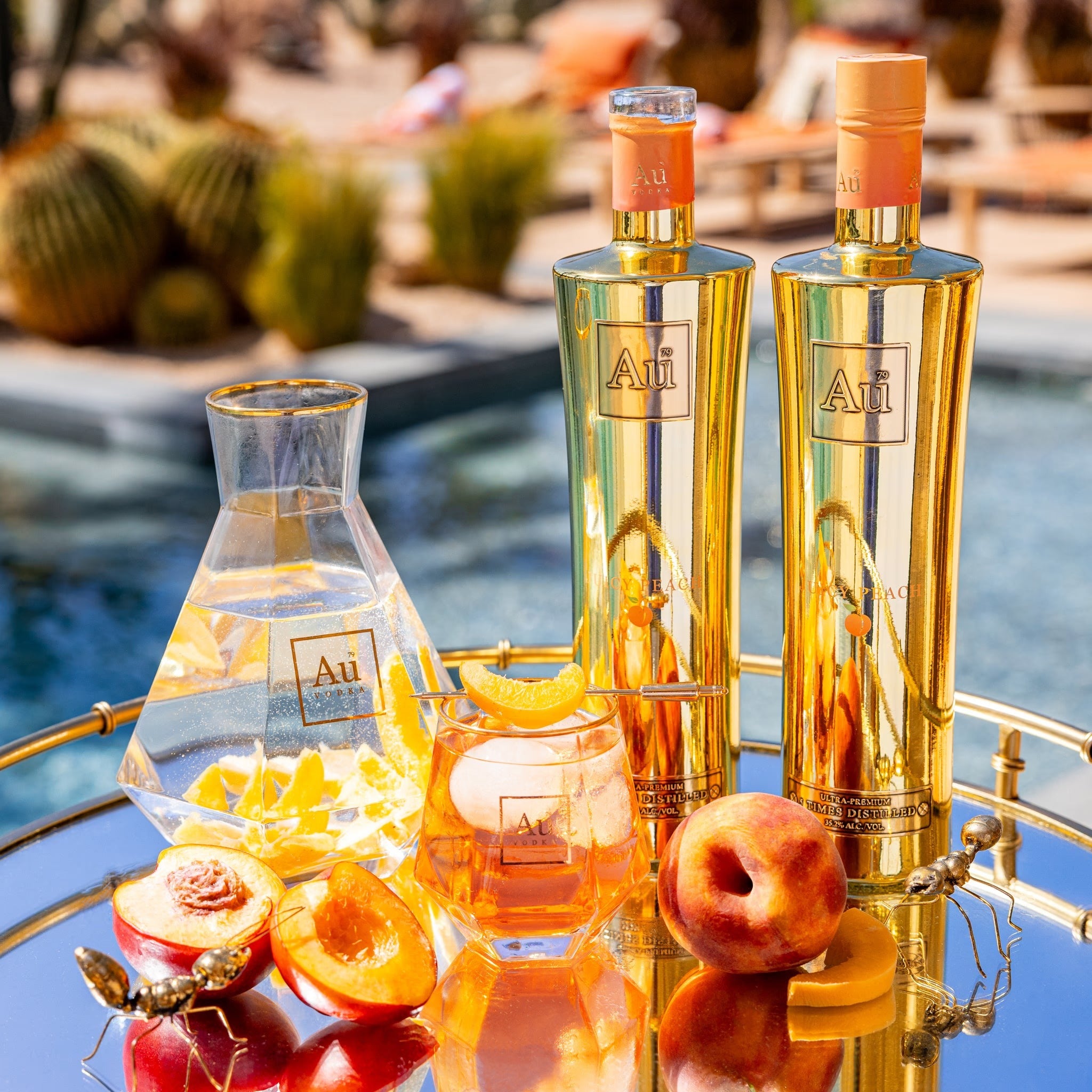 AU Juicy Peach Vodka 750 ml product image 2