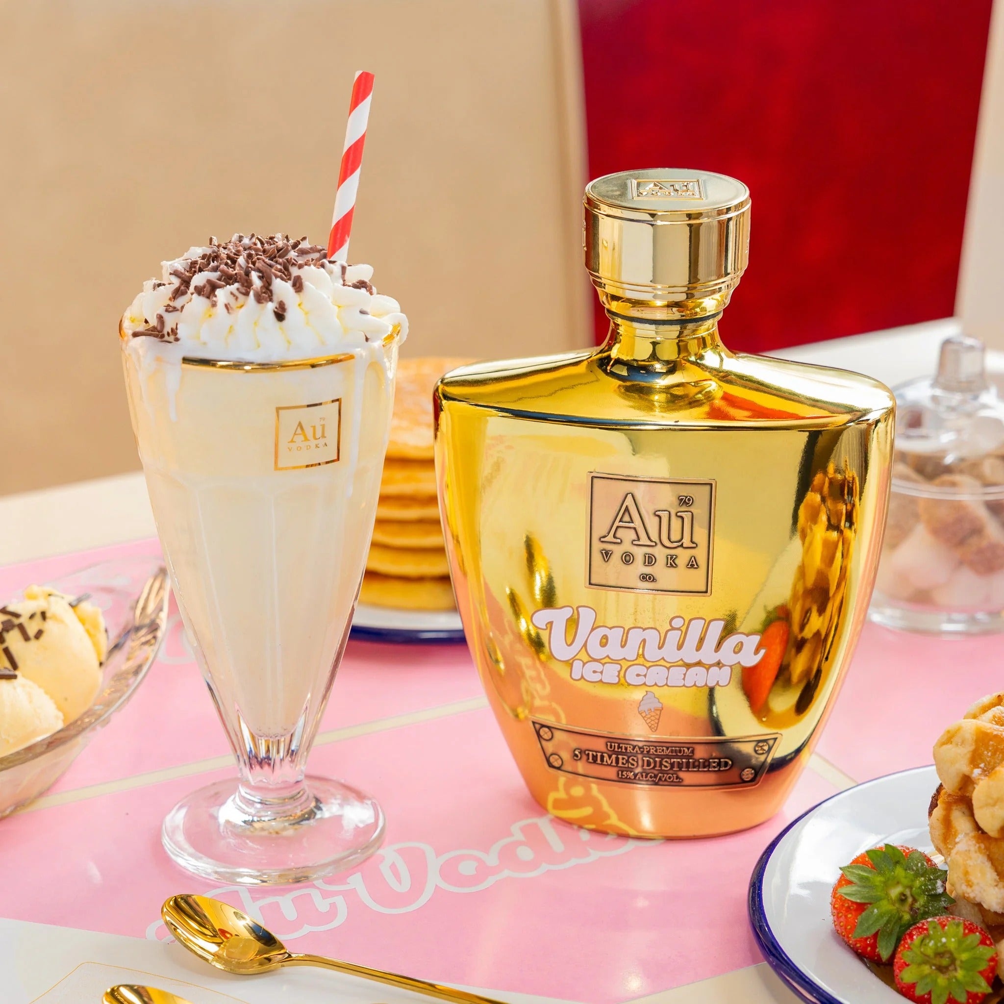 Au Vodka Vanilla Ice Cream 700 ml