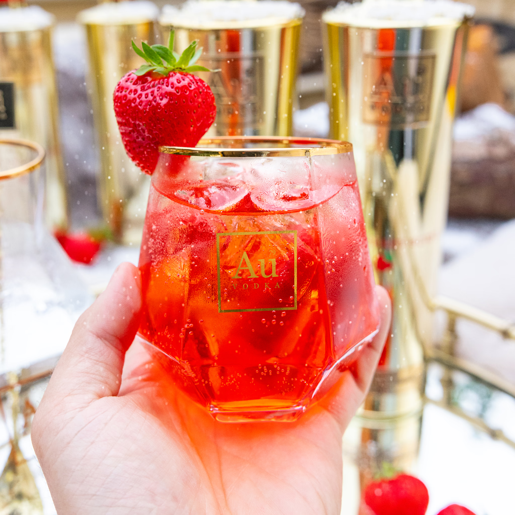 AU Strawberry Burst Vodka 700 ml product image 3