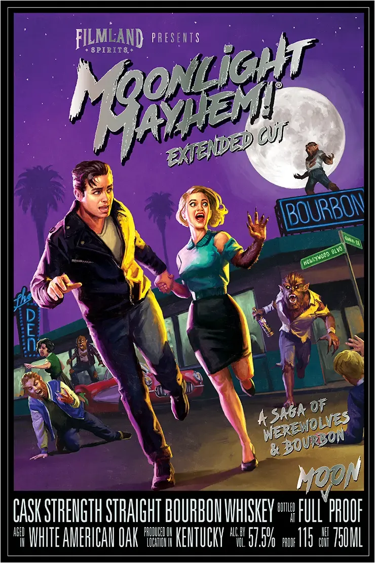 Filmland Spirits Moonlight Mayhem Extended Cut Cask Strength Straight Bourbon 2023 750 ml product image 2