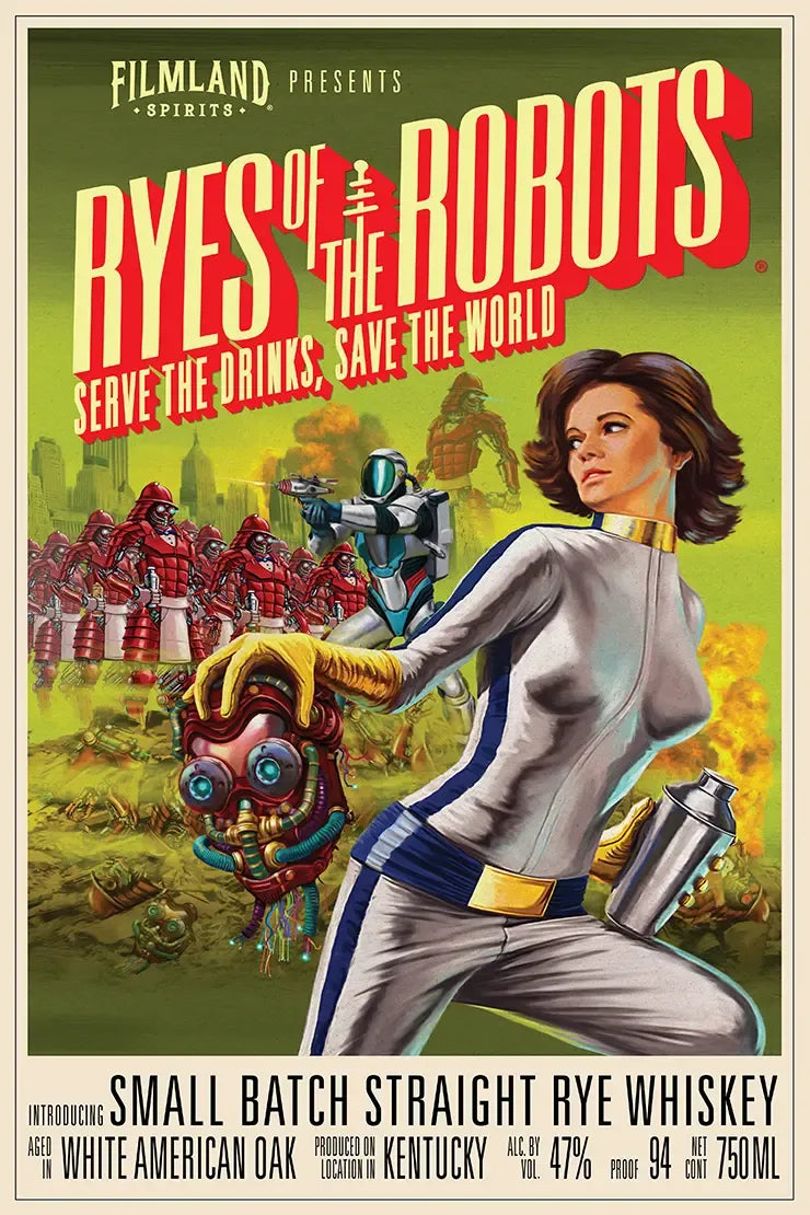 Filmland Spirits Ryes of The Robots Rye Whiskey 750 ml product image 2