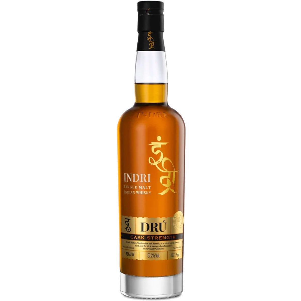 Indri DRU Cask Strength Indian Single Malt 750ml