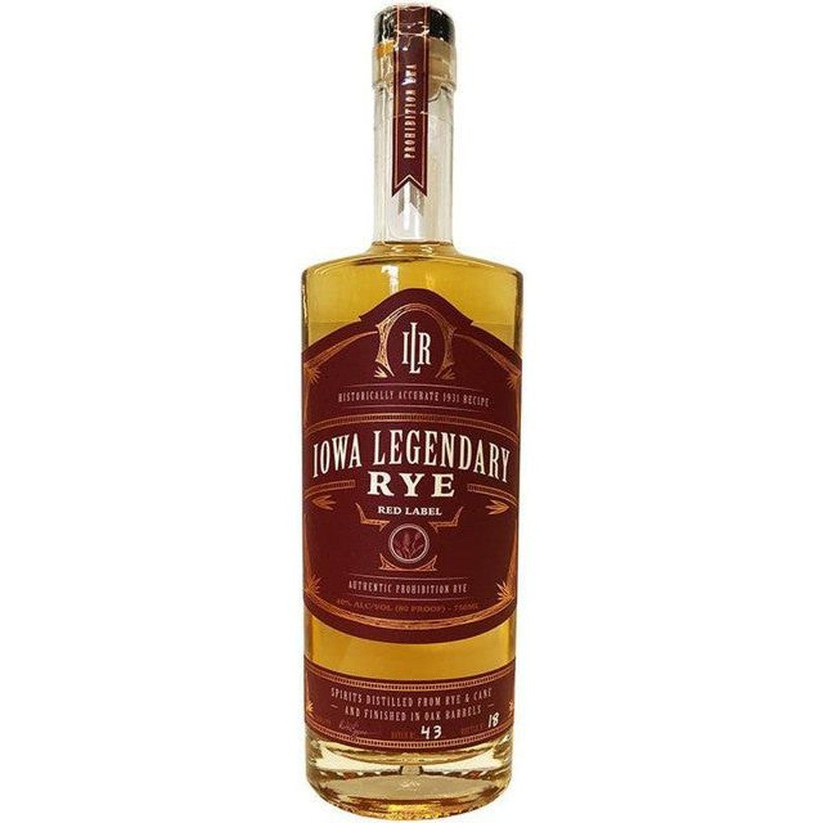 Iowa Legendary Rye ( Red Label