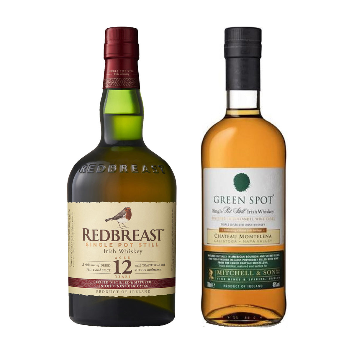 Redbreast 12 & Green Spot Bundle 2 x 750 ml