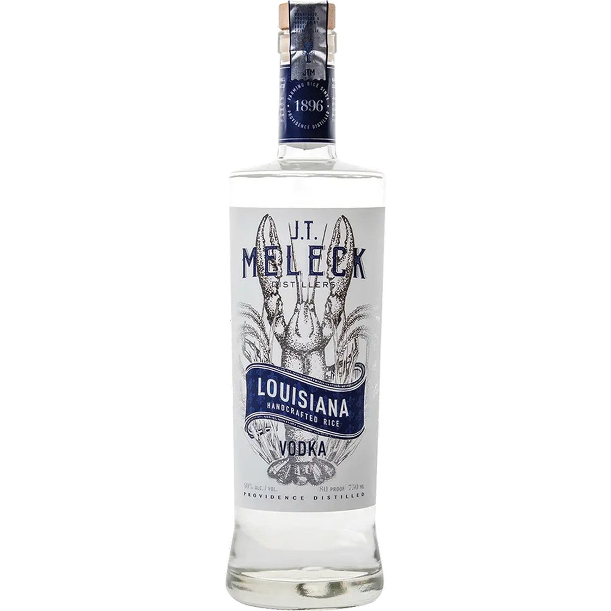 J.T. MELECK Louisiana handcrafted rice Vodka 750 ml