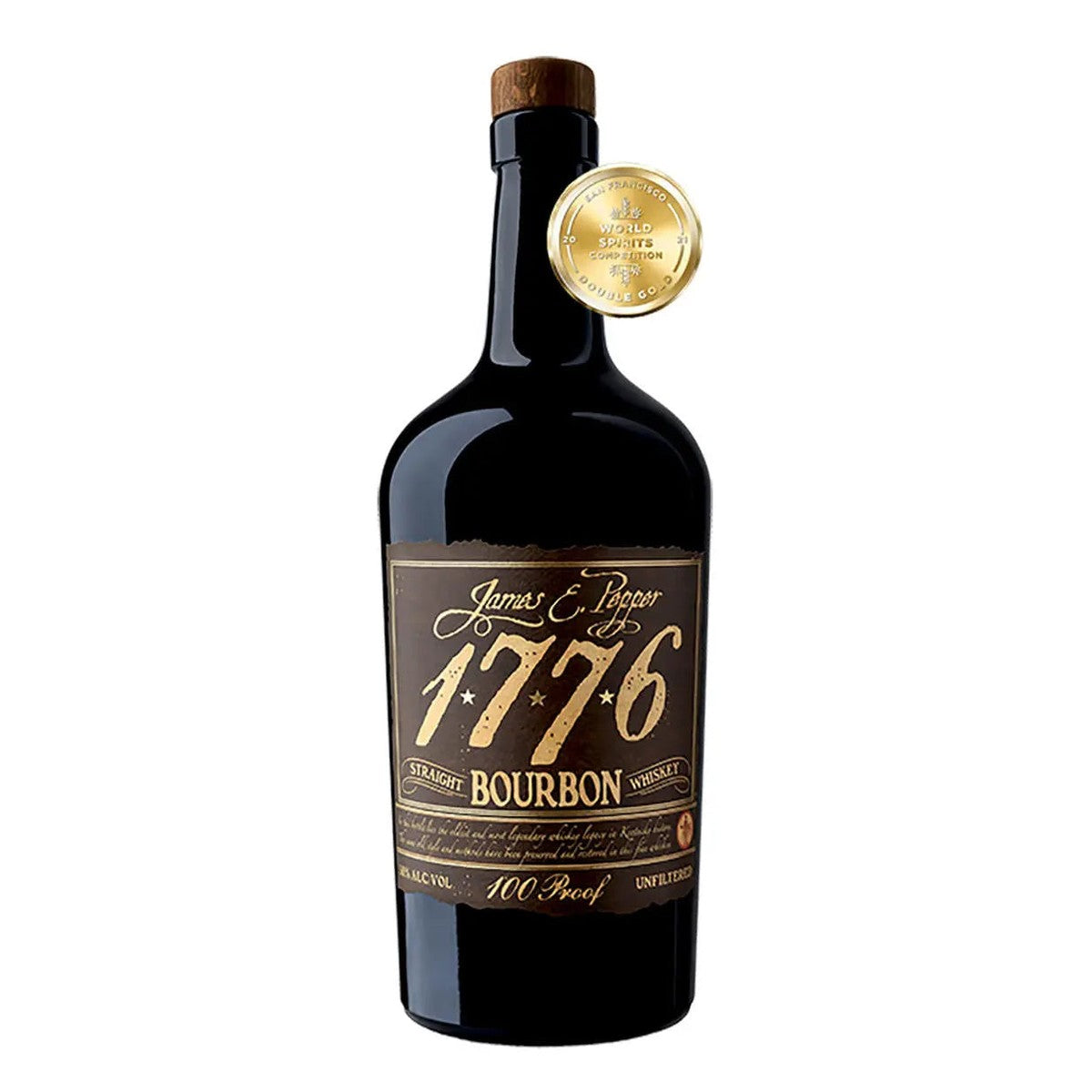 James E Pepper 1776 Straight Bourbon Whiskey Barrel Proof 113.4 Proof 750 ml