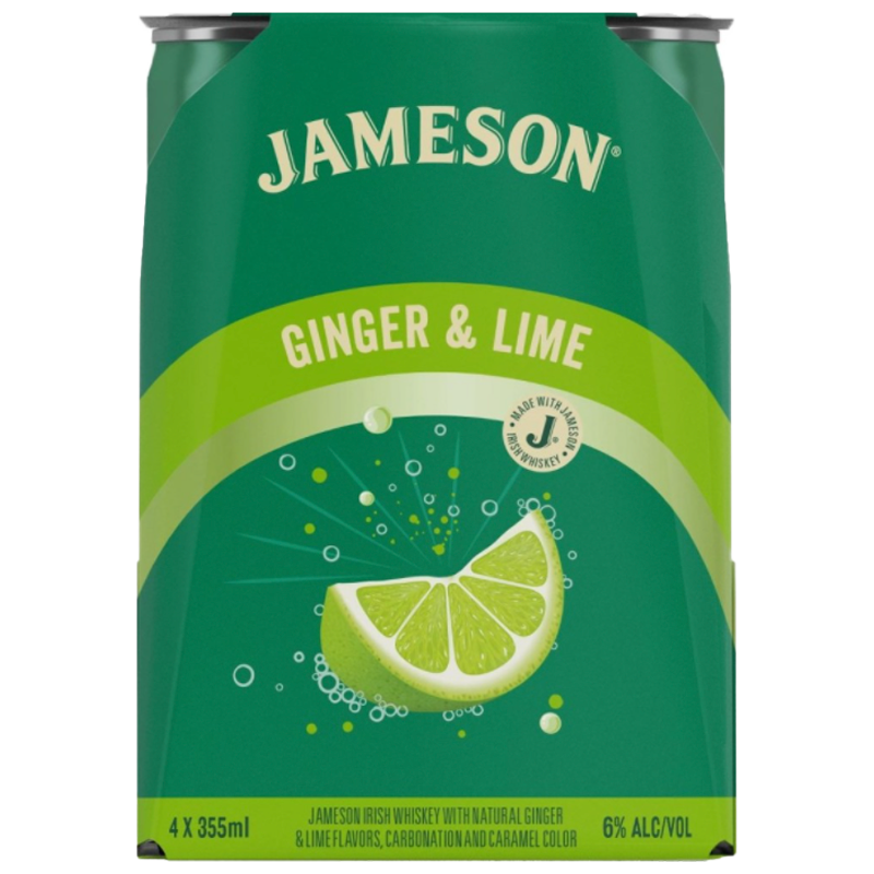 Jameson Ginger & Lime (4 cans) 355 ml