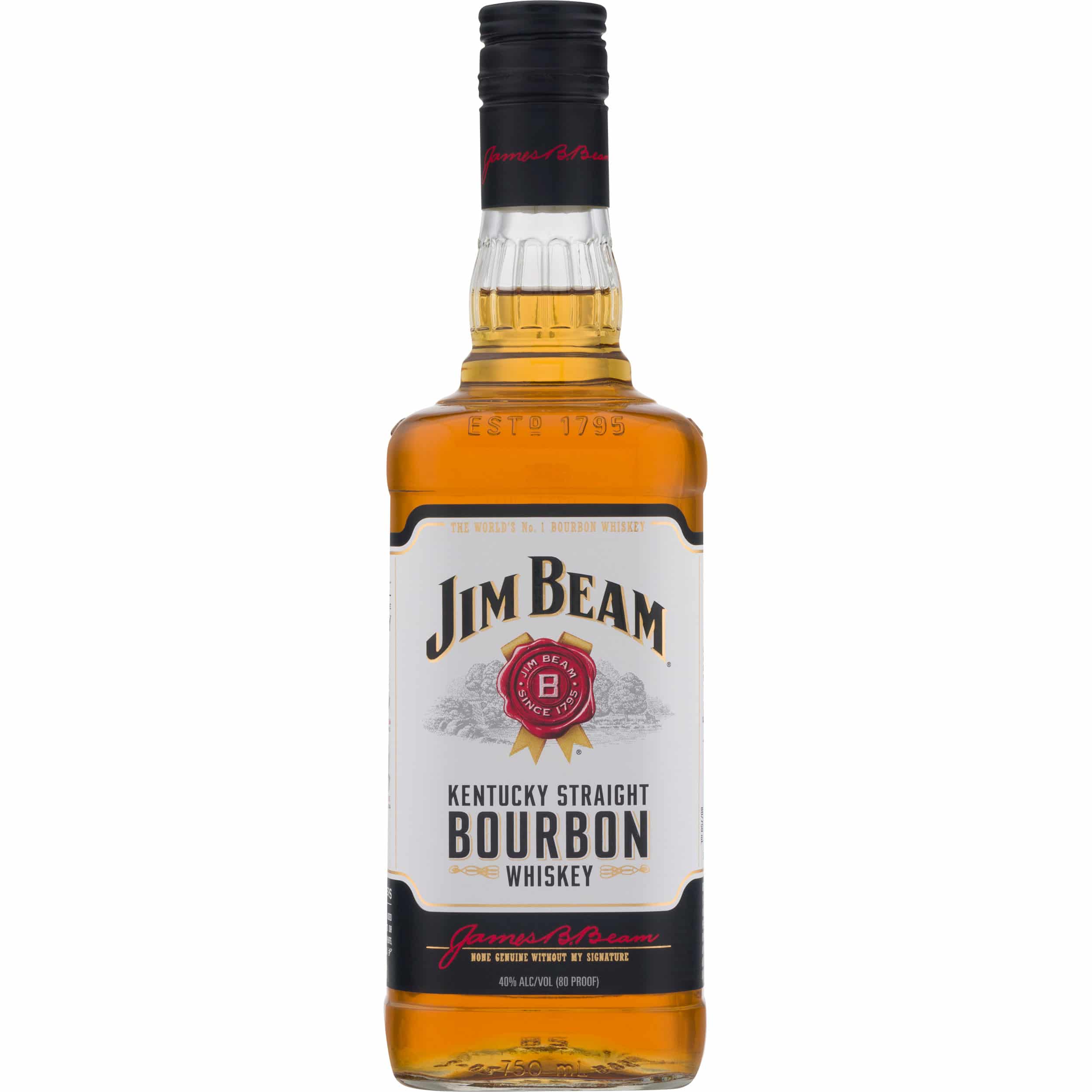 Jim Beam Straight Bourbon 750 ml
