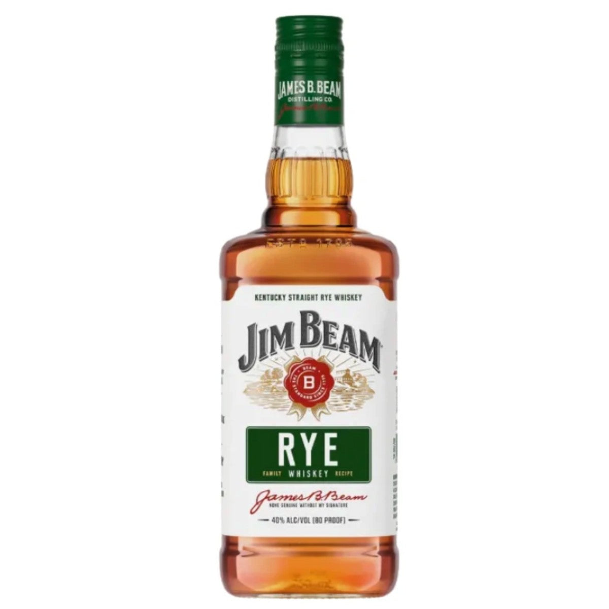 Jim Beam Rye 80 Proof 750 ml