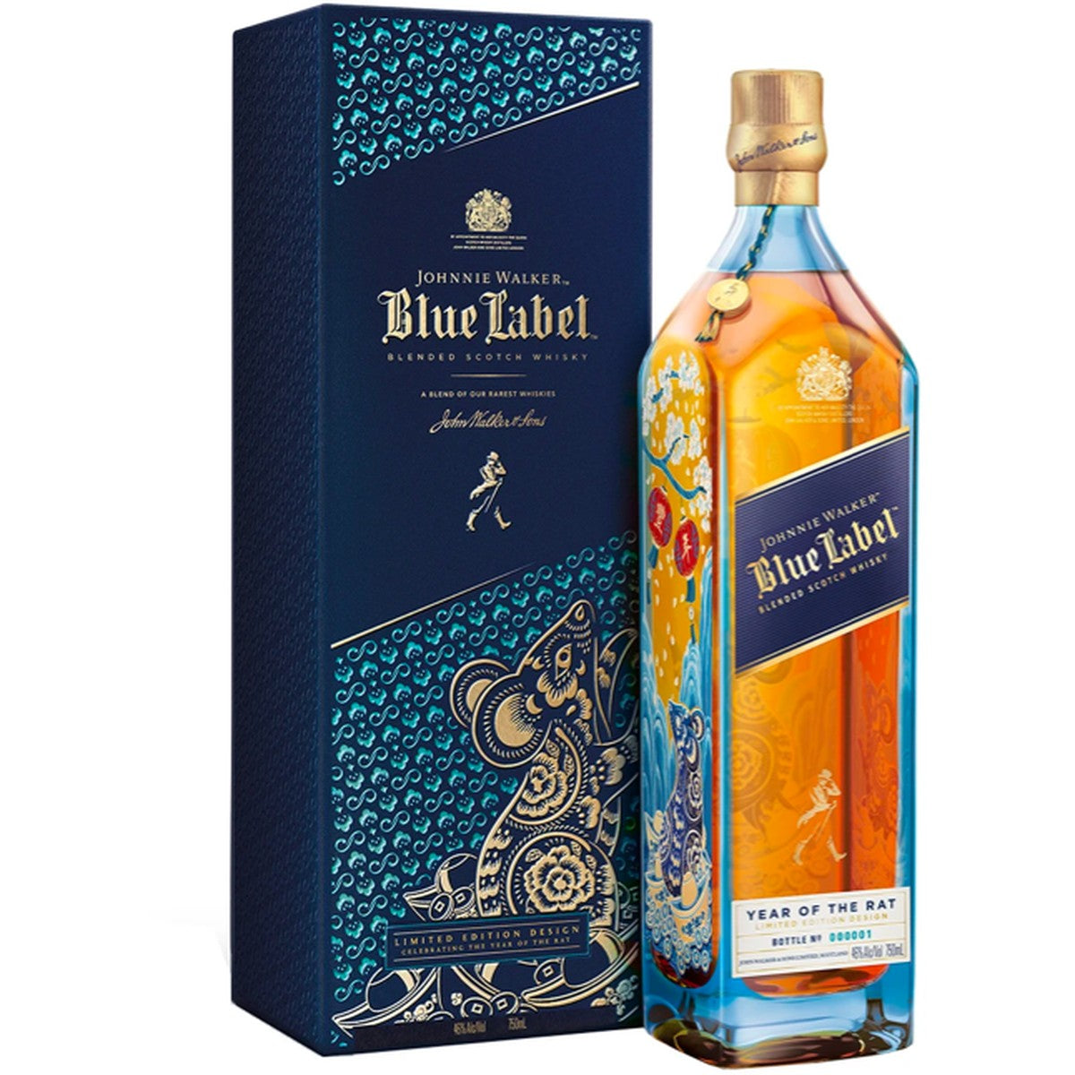 Johnnie Walker blue label year of the Rat 92p