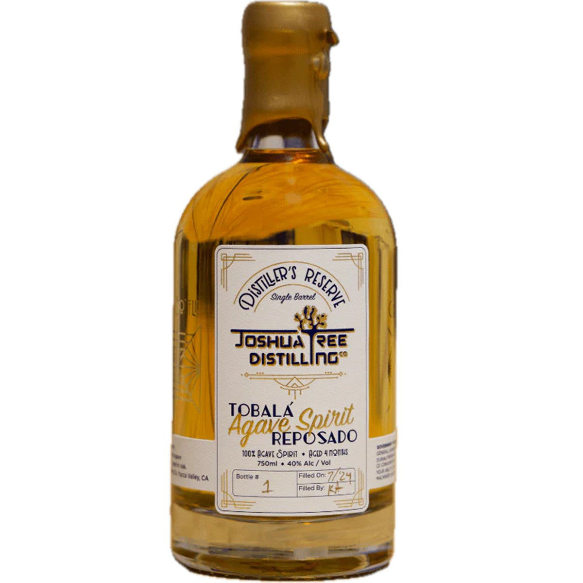Joshua Tree Distilling Distiller's Reserve Tobala Reposado 750 ml