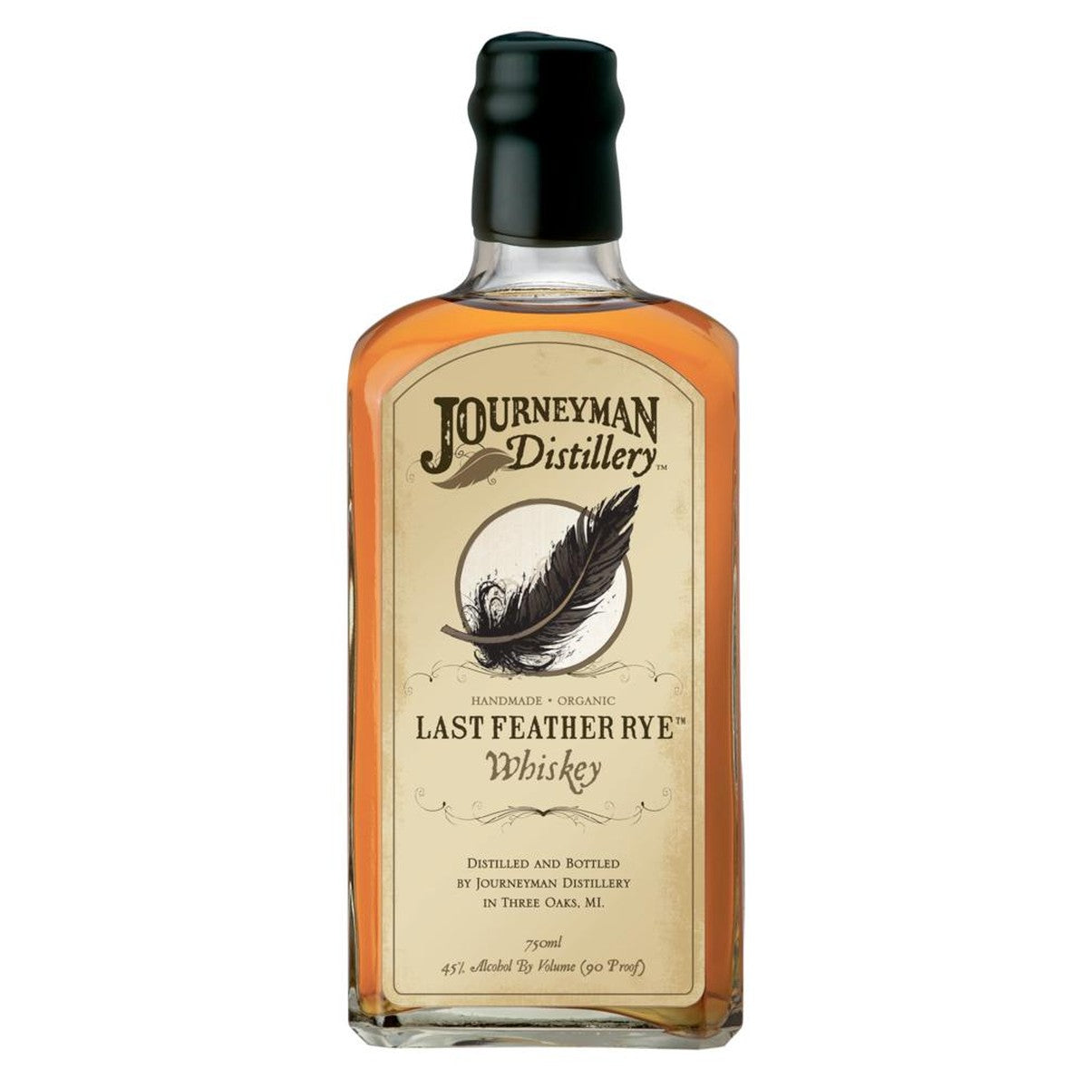Journeyman Distillery Last Feather Rye Whiskey 750 ml