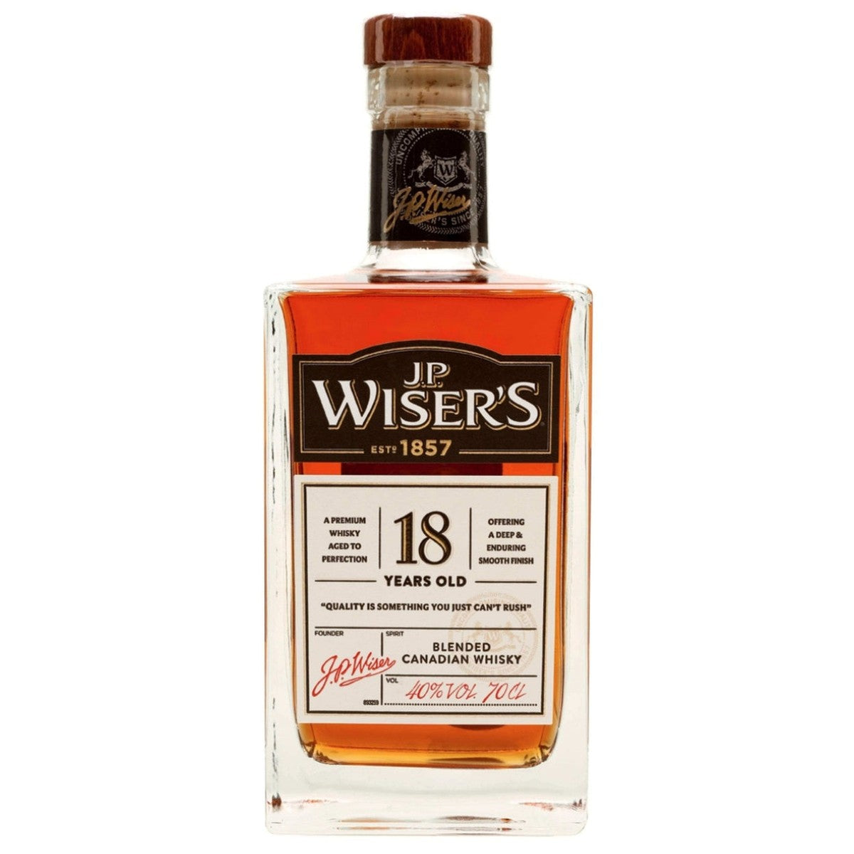 JP Wisers 18 Year Whisky 750 ml