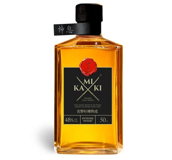 Kamiki Intense Japanese Maltage Finished in Cedar Cask Intense Wood Whiskey 750 ml