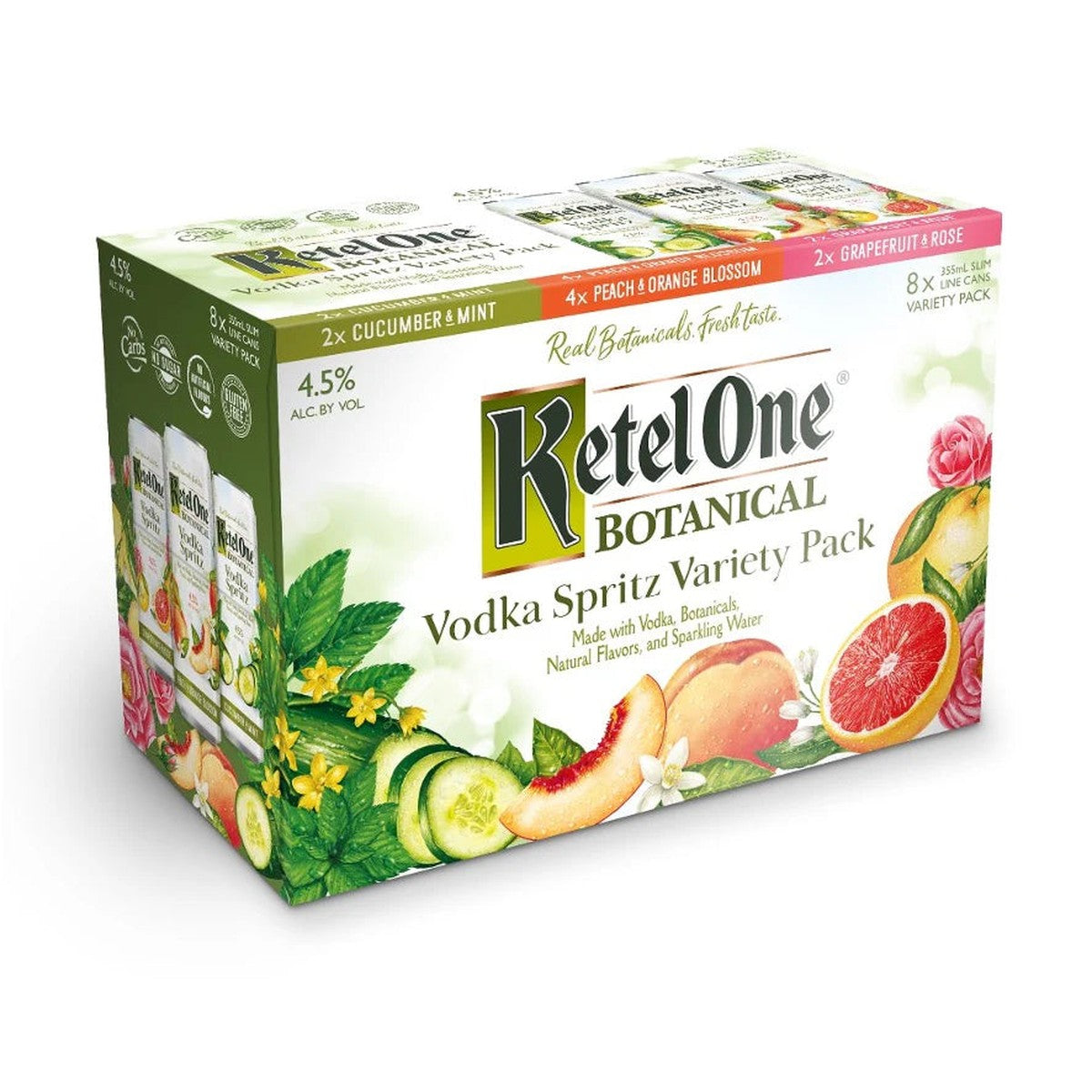Ketel One Botanical Vodka Spritz Variety pack 8pack