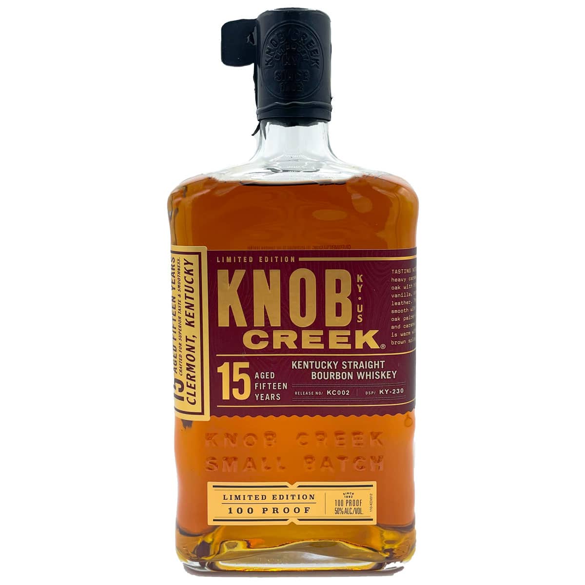 Knob Creek Kentucky Straight Bourbon 100 Proof 15 year 750 ml