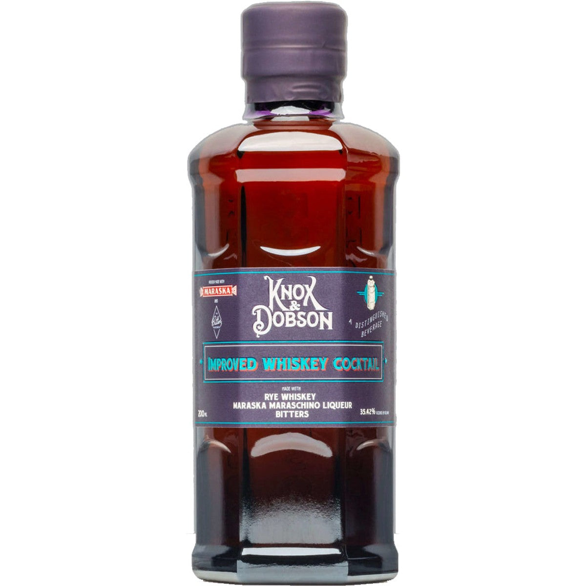 Knox and Dobson Improved Whiskey Cocktail 200 ml