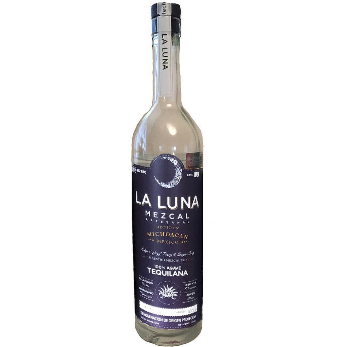 LA LUNA Mezcal Artesanal Tequilana Joven