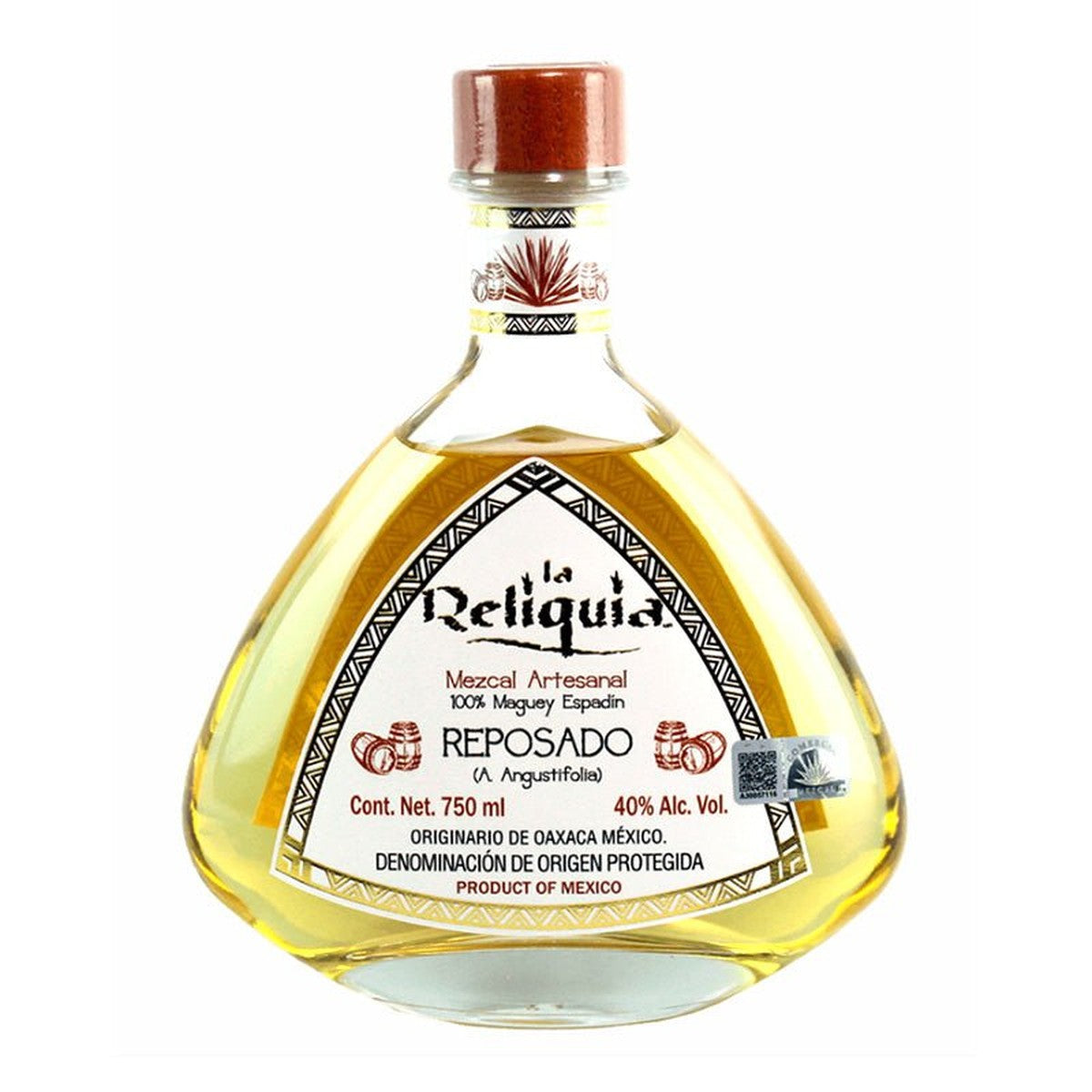 La Reliquia Maguey Espadin Reposado 750 ml