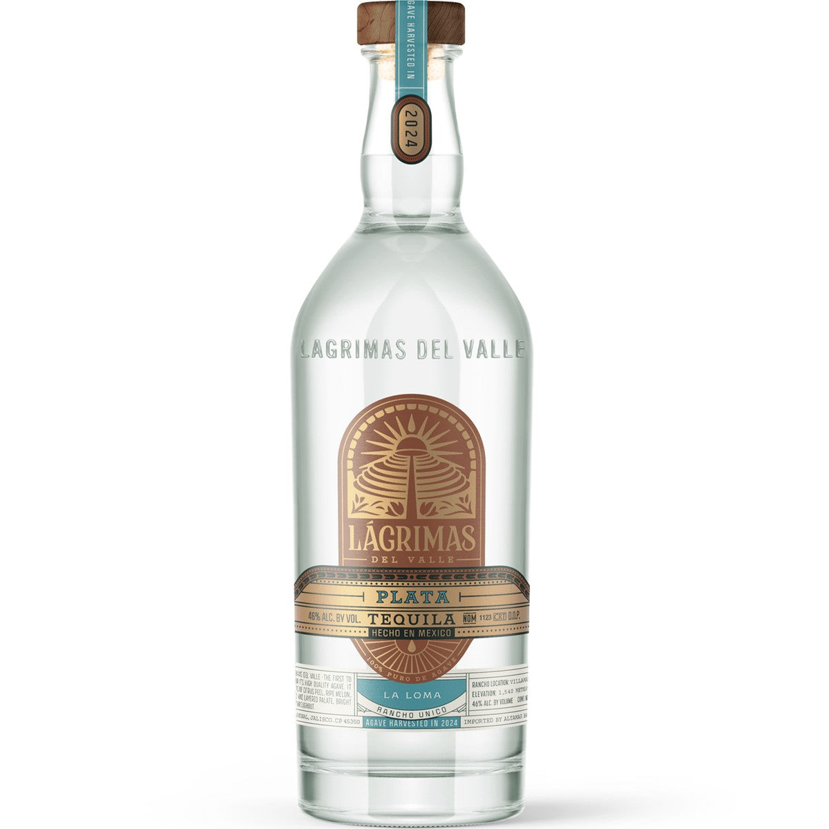 Lagrimas Del Valle Plata Tequila La Loma 750 ml