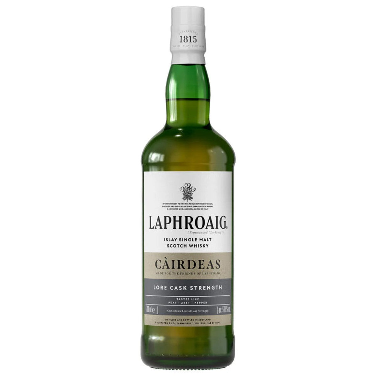 Laphroaig islay Single Malt Scotch Cairdeas Lore Cask Strength 700 ml